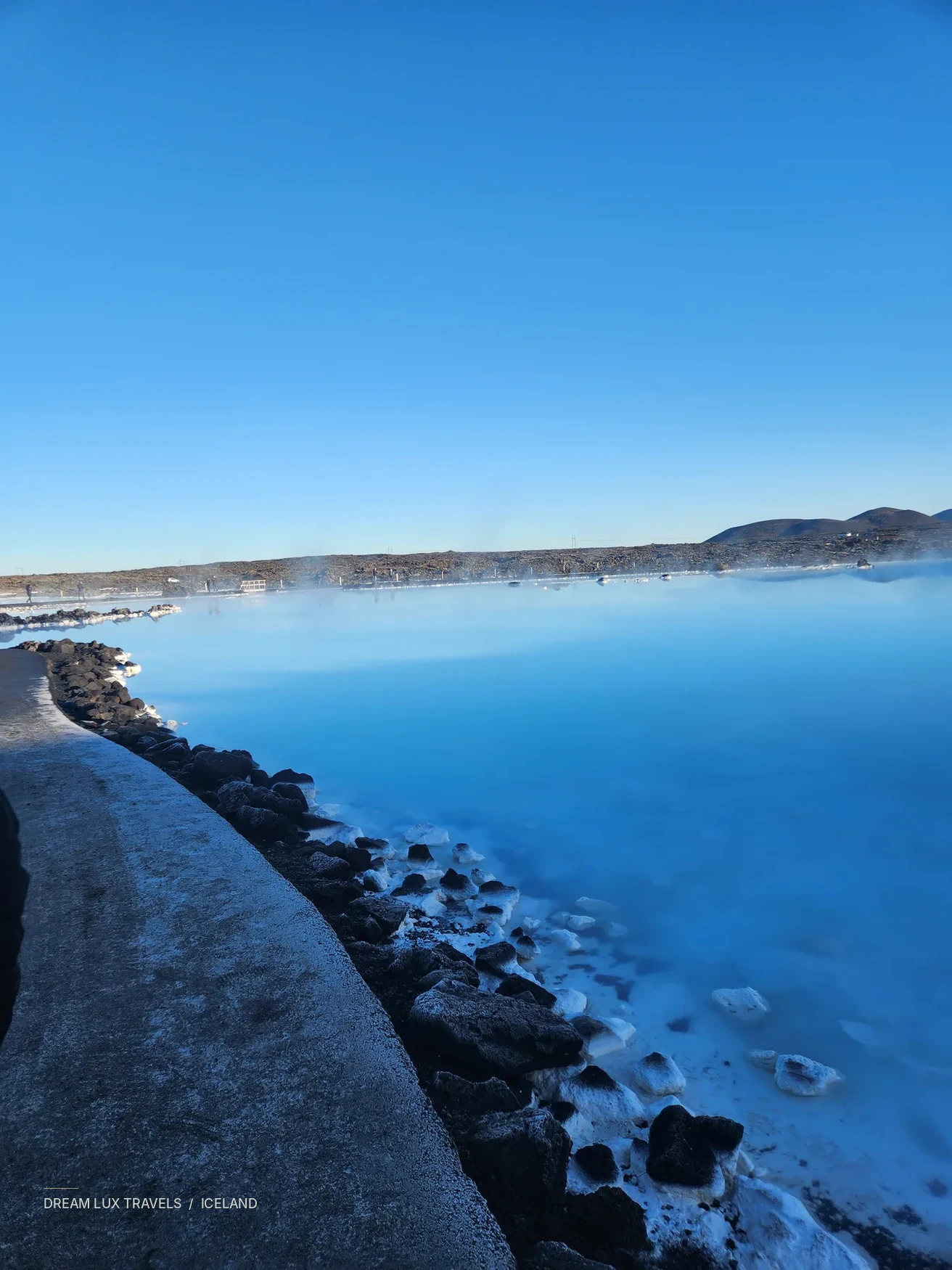 Water and volcanic coastline in Iceland.